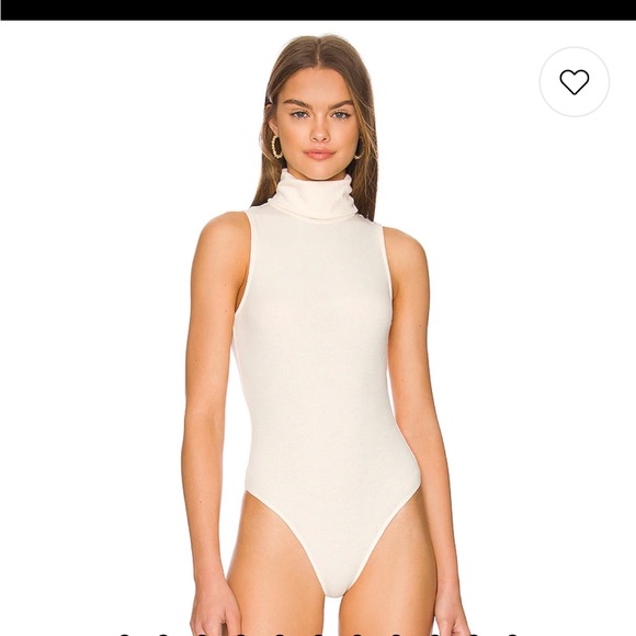 Show Me Your Mumu Turtle Bodysuit in Cream Rib Knit - Picture 2 of 5